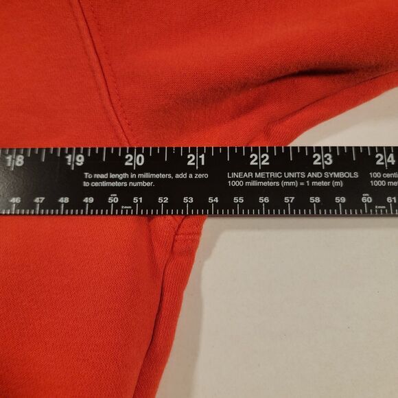 Nike Air Jordan DNA Pullover Fleece Hoodie Orange Size M CV2784-673 - Picture 6 of 10